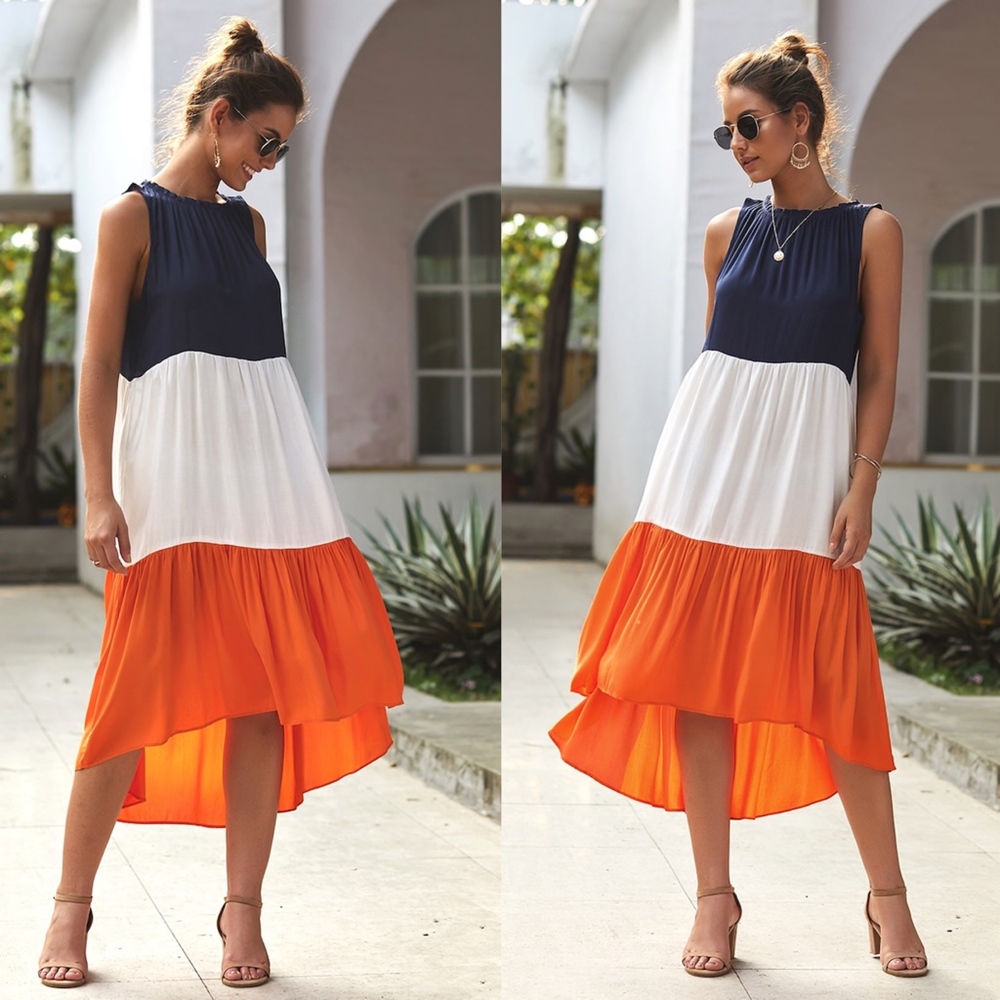 I DARE YOU Color Block Dress - Picture 3 of 3